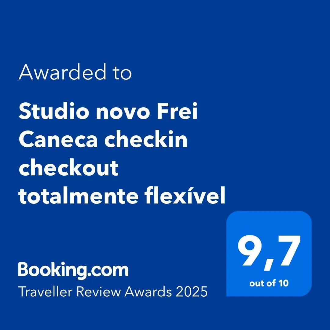 شقة Studio Novo Frei Caneca Checkin Checkout Totalmente Flexivel ساو باولو